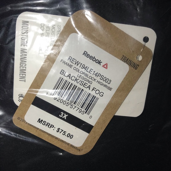 REEBOK Frame ColorBlock High Rise Legging Plus - Picture 9 of 9